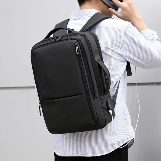 Mochila multifuncional Impermeable F01/ Negra