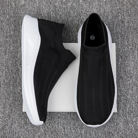 Tenis Casual Negro /blanco Z07