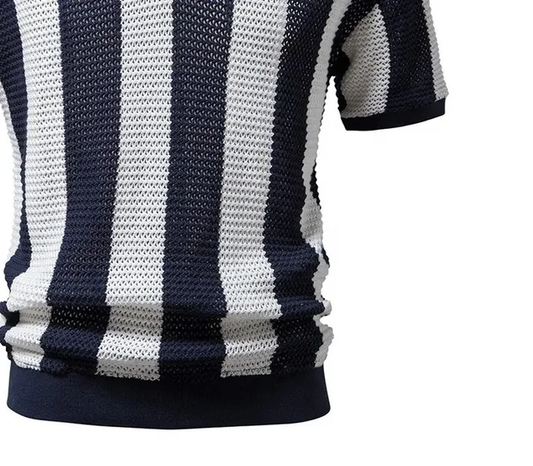 Camisa Transpirable Rayas /Azul T01