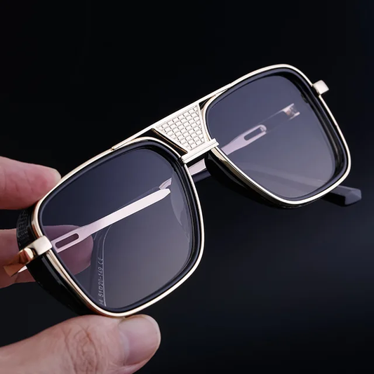 Lentes de Sol 2026 /Negro/Dorado C116