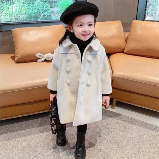 Abrigo para bebe / Crema B07