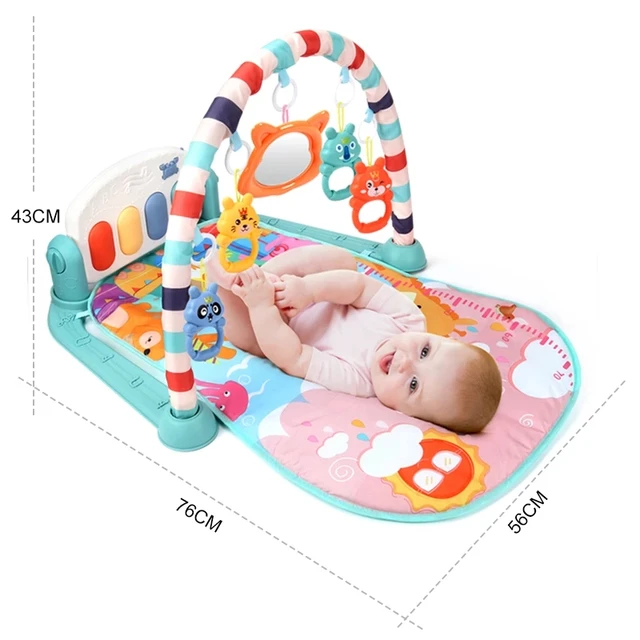 Alfombra de juego multifuncional para bebe / B71 Rojo