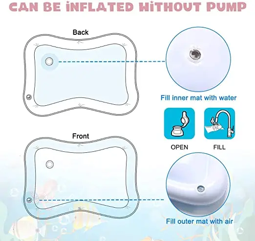 Alfombra inflable para bebe / B79 Meduza