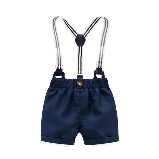 Traje para bebe / B97 Blaco-Azul