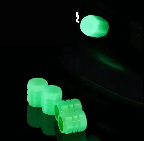 Tapon luminoso para llanta de Carro o Motocicleta / Verde TC6