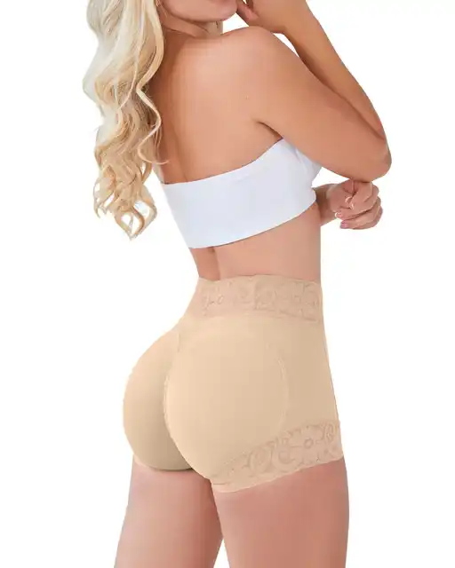 Faja Colombiana Corta para Dama/Beige NG02