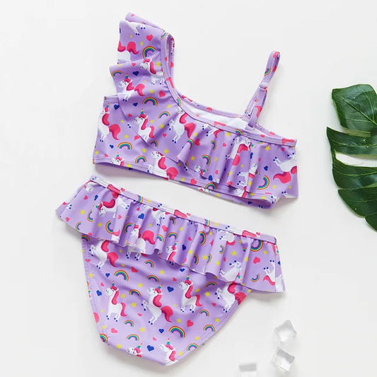 Traje de baño para niña / 2 piezas B131