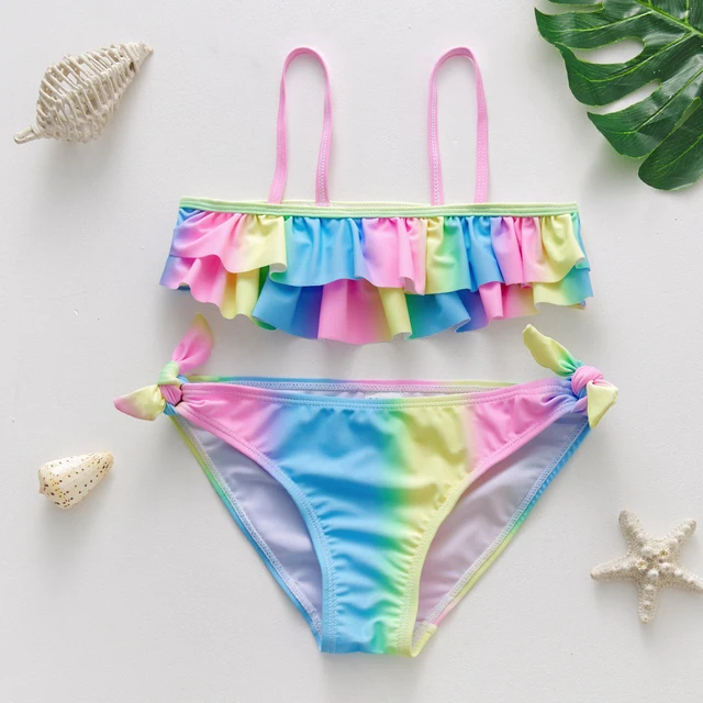 Traje de baño para niña / 2 piezas B135