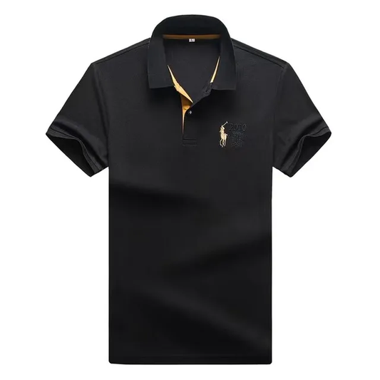 Camisa Tipo Polo AAA /Negro N17