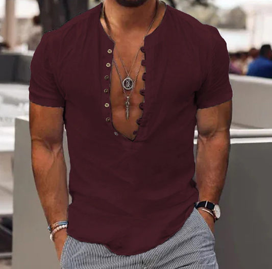 Camisa Casual Para caballero / Vino K28