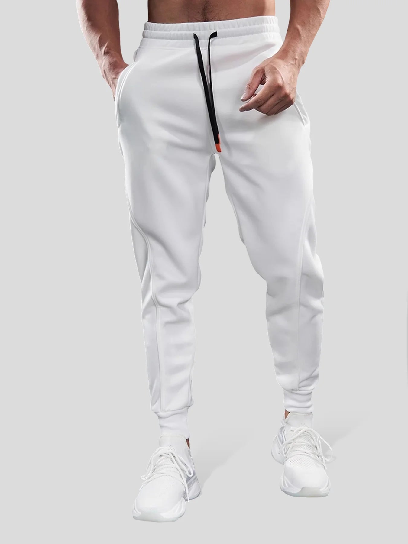 Jogger para caballero/Blanco K130