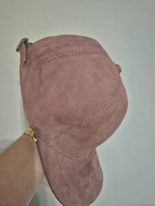 Gorra de cuero original Outlet 47/ Cafe claro K411