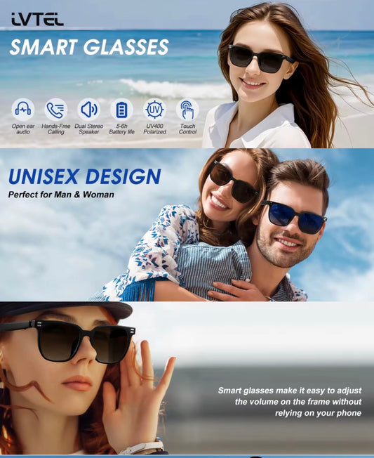 Lentes de Sol Inteligente /C181 Azul
