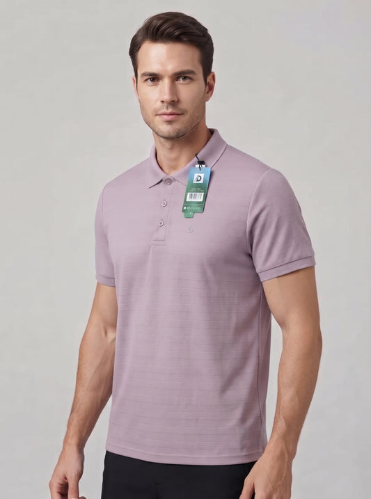 Camisa Tipo Polo Marca Discovery -Rosa viejo NK09
