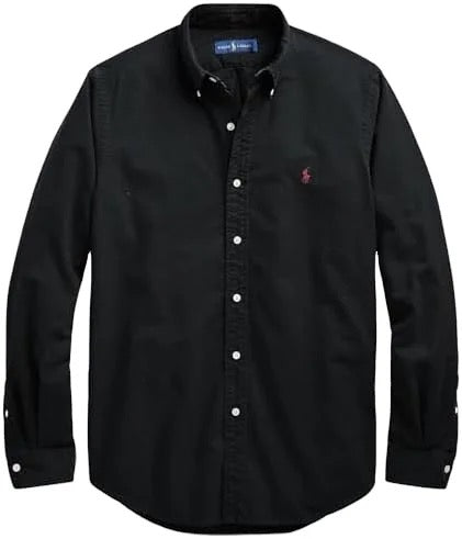 Camisa formal Marca Polo Ralph Lauren para Caballero/ Negro AM05