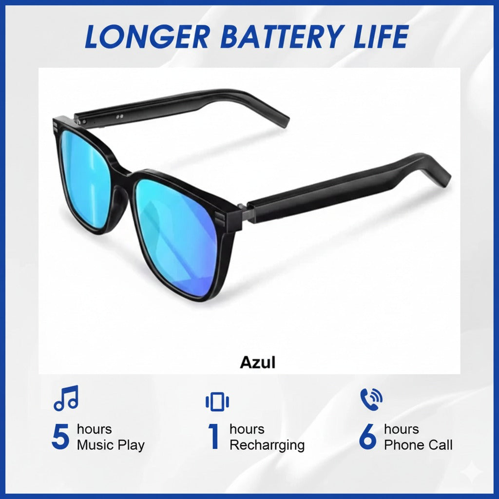 Lentes de Sol Inteligente /C181 Azul