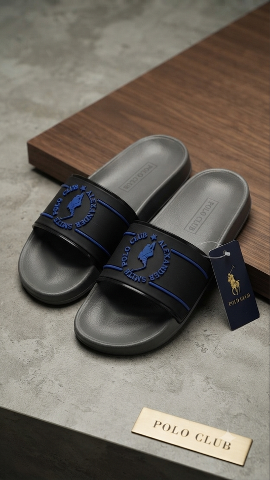 Sandalia Polo Club para caballero / Negro NK01