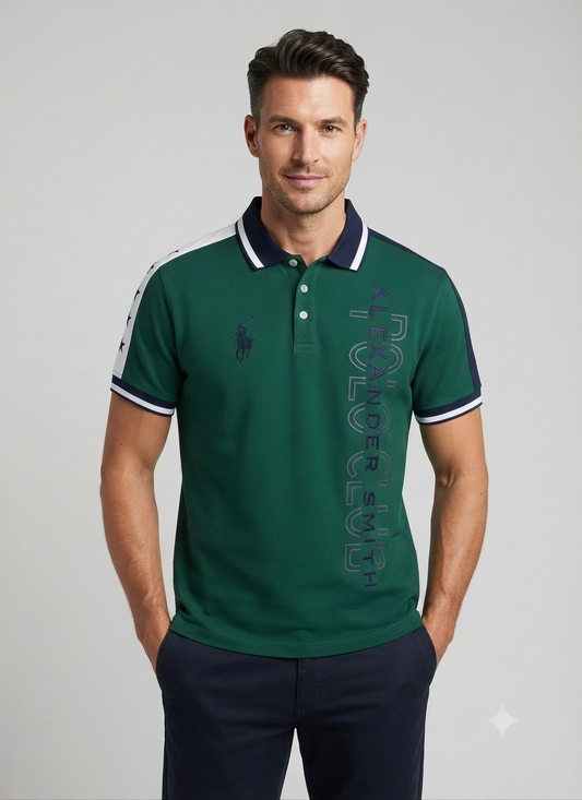Camisa Polo Club Alexander Smith Verde NK05