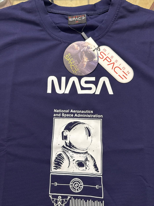 Camisa Oversize marca Mission Space/ Azul KCN37