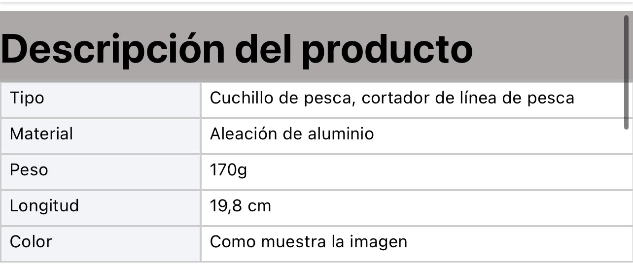 Alicate de Pesca 12