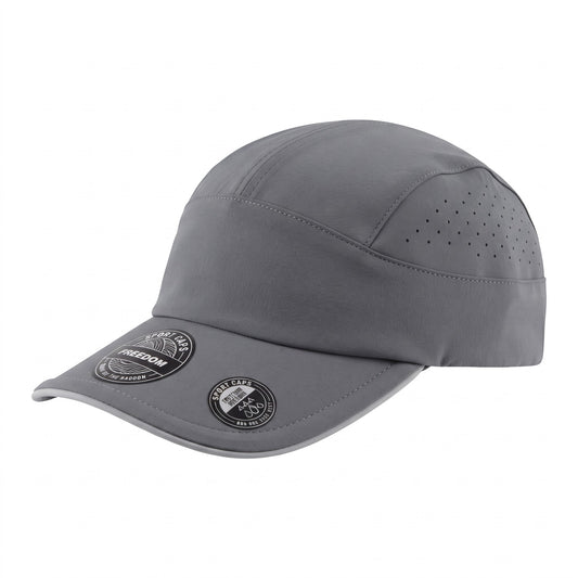Gorra Deportiva Freedom Transpirable - Gris KCN134