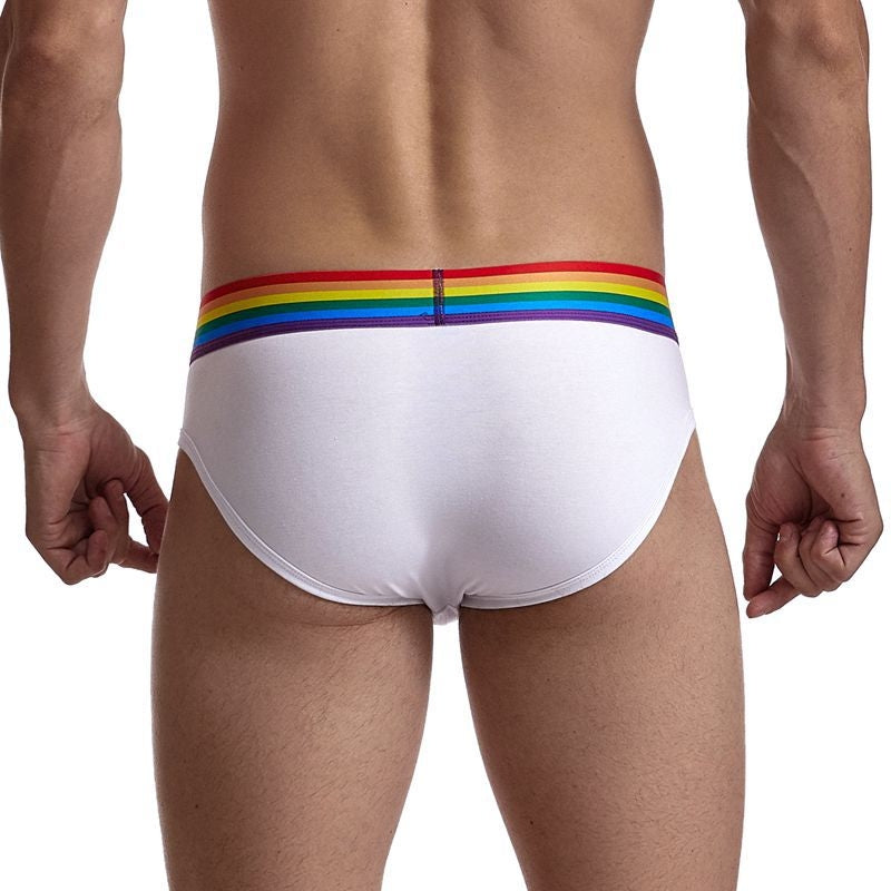 Calzoncillo Jockmail Pride Algodón - Blanco-K154