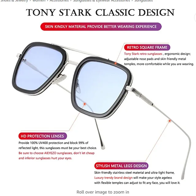 Lentes de Sol de moda / Cafe/ C16