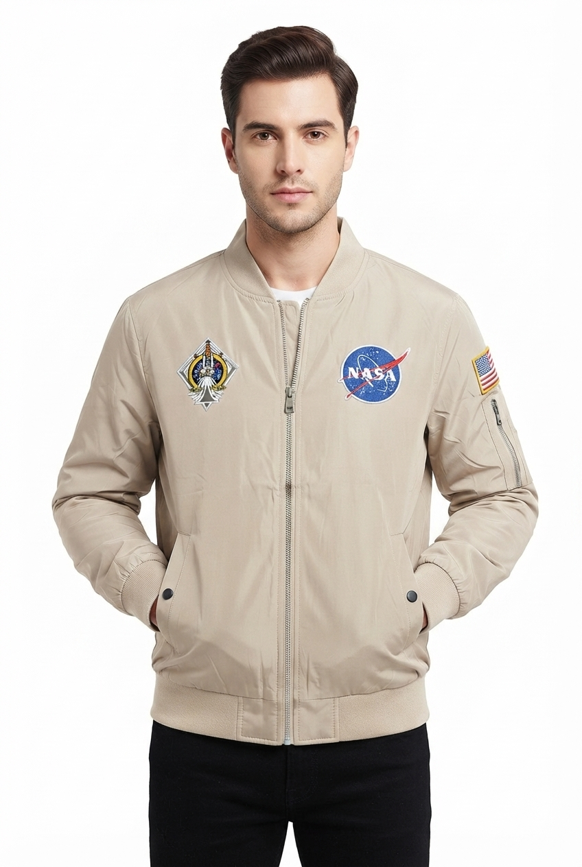 Jacket Impermeable Mission Space - NASA Beige KCN45