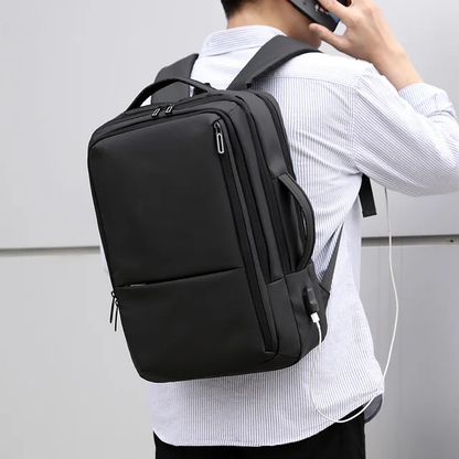 Mochila multifuncional Impermeable F01/ Negra