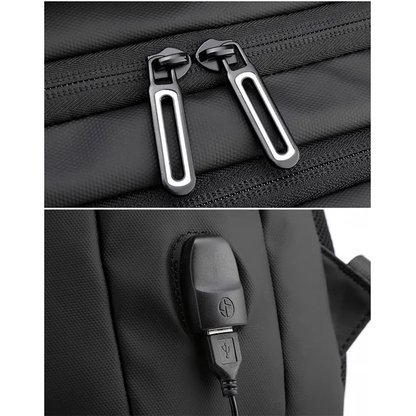 Mochila multifuncional Impermeable F01/ Gris