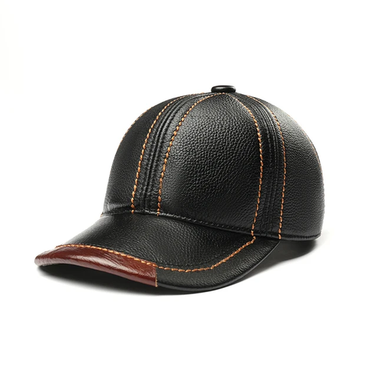 Gorra de Cuero Original Negra k199