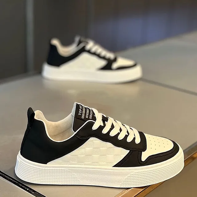 Tenis Casual AS02 / Negro-Blanco