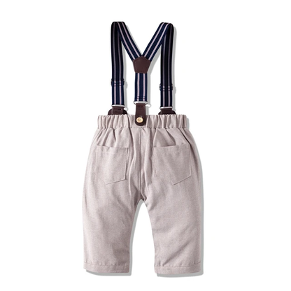 Traje para bebe /  B98 Blaco-Estampado