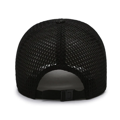 Gorra Transpirable Transparente Negra/ #2 K209