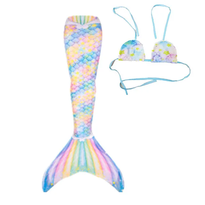 Traje de baño Sirena para niña /  2 piezas  B138