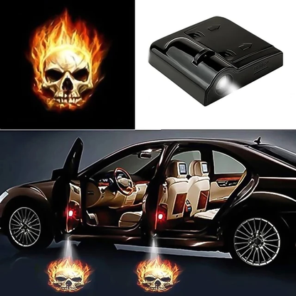 Proyector Laser Led para puerta de coche/ batman-Negro B142