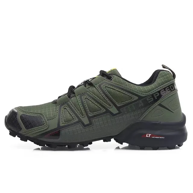 Tenis Senderismo para caballero/Verde S023