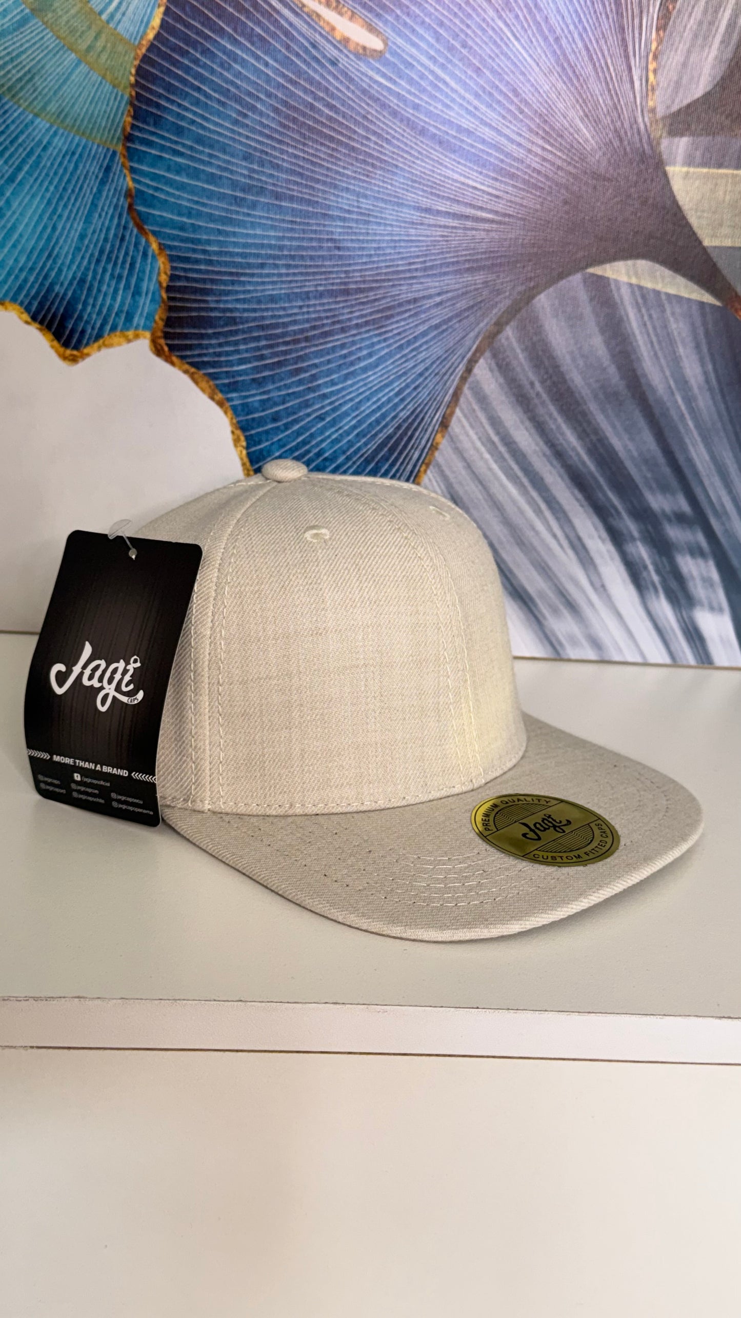 Gorra Plana Jagi Caps - Beige KCN53