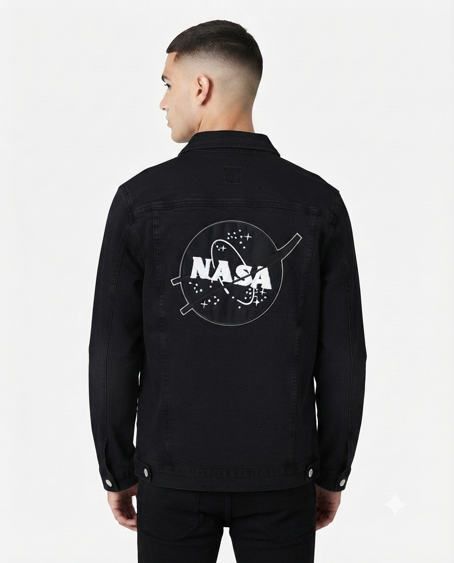 Jacket Denim Mission Space - NASA Negra KCN43