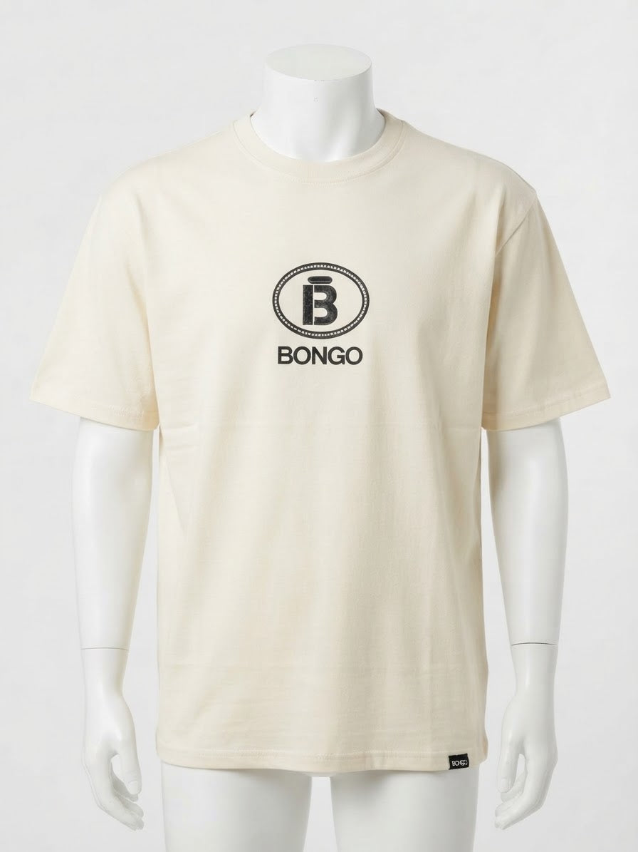 Camiseta Bongo para Caballero Oversize - Crema KCN10