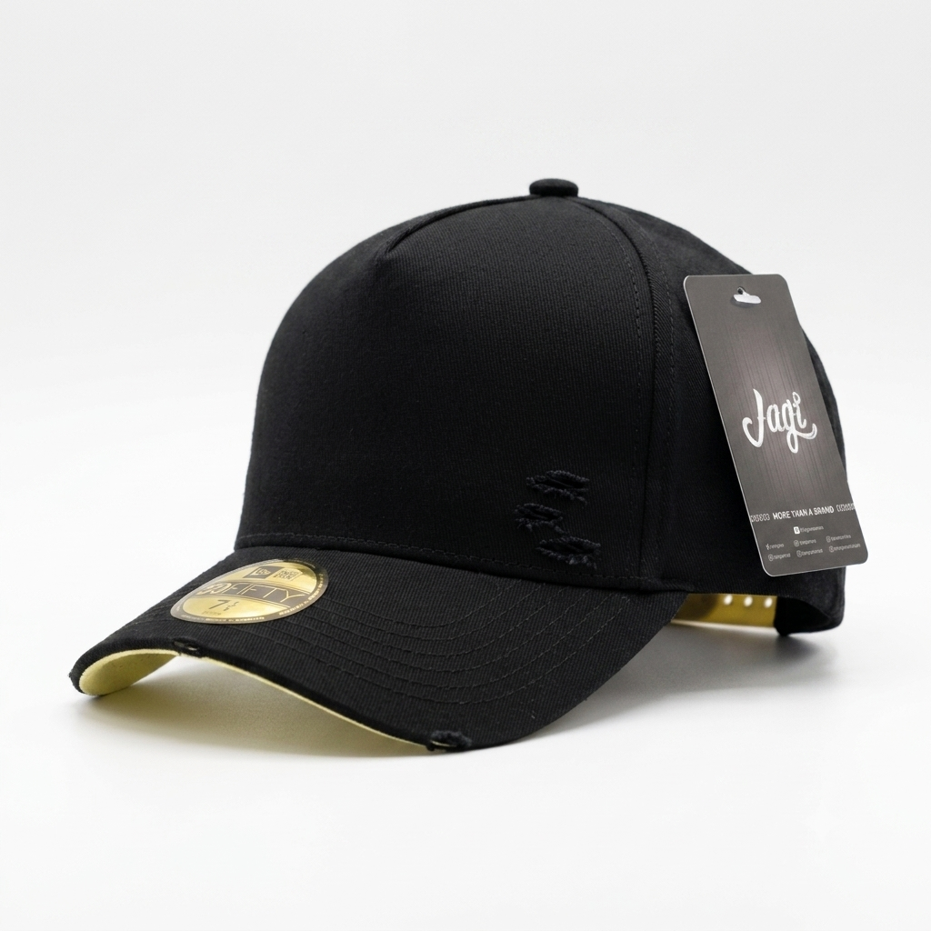 Gorra Rota marca Jagi Caps - Negra KCN55