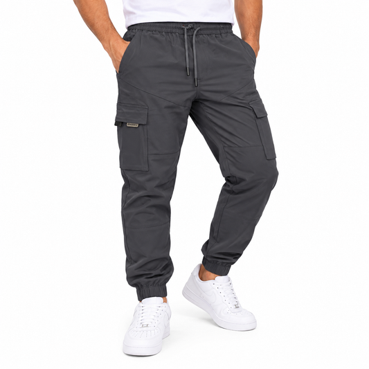 Pantalon Jogger Para Caballero - KCN171 Gris Oscuro