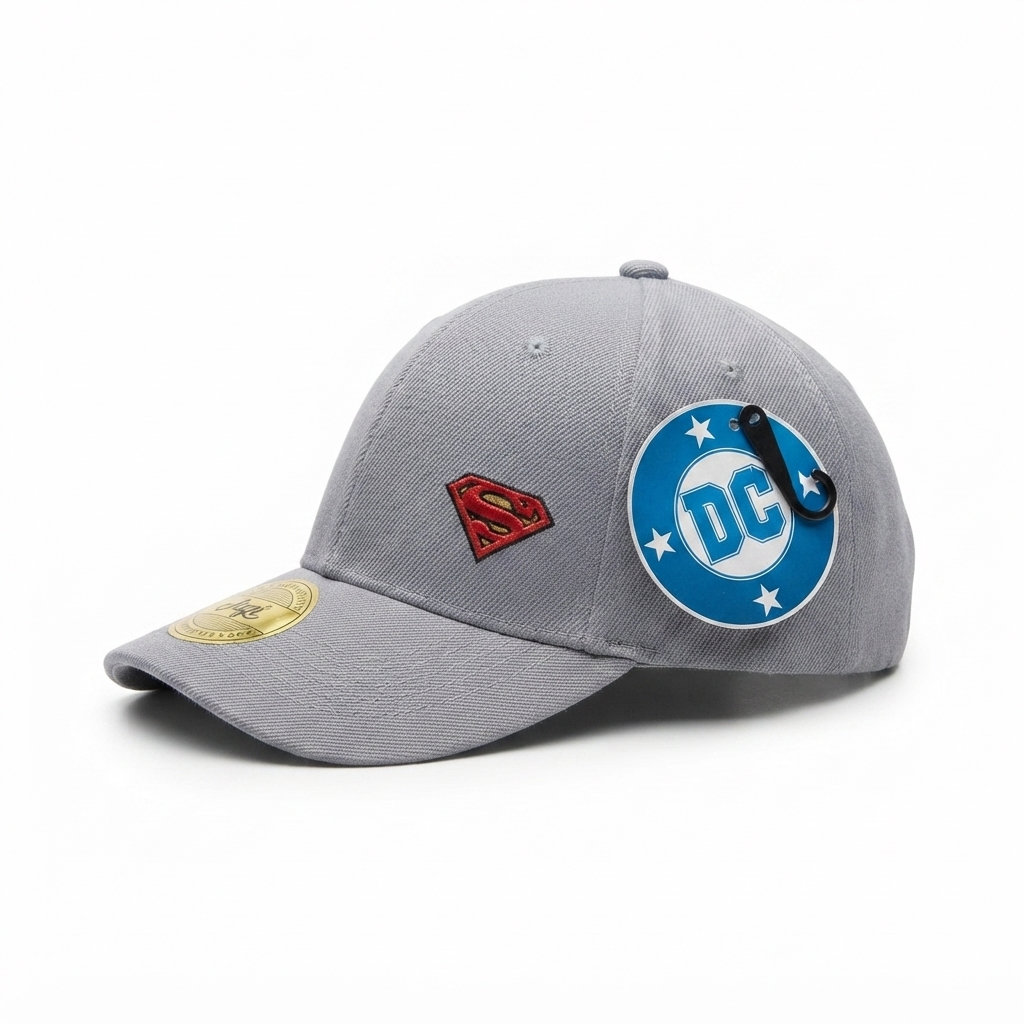 Gorra Licenciada Superman DC Marca Jagi Caps - KCN31 Blue Gray