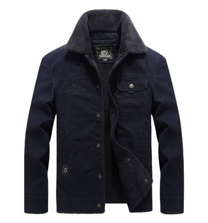 Abrigo Casual Hombre - A001 Azul Marino