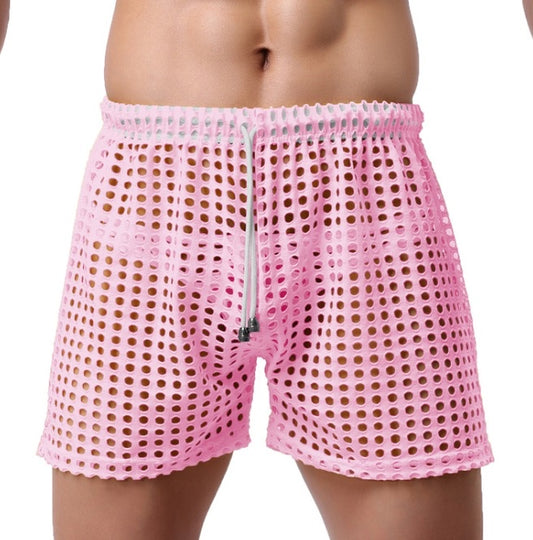 Short Malla Transparente - Rosado K274