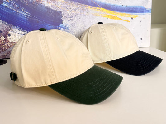 Gorra Lisa Jean doble color  - KCN91 Crema / Negro