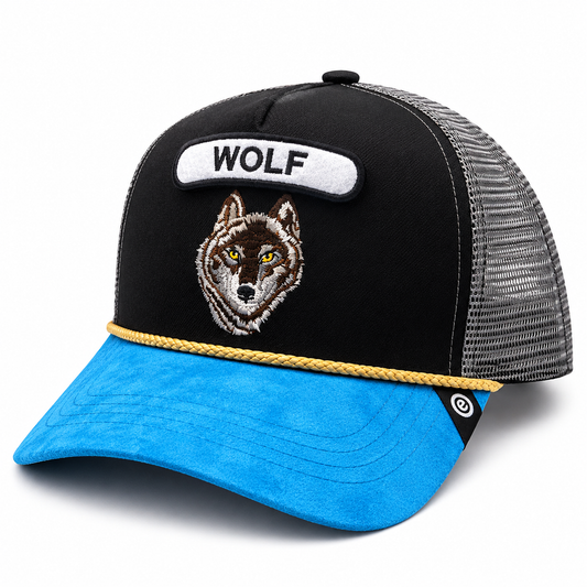Gorra con bordado LOBO AZUL - KCN141