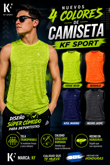 Camisa Deportiva KF/Naranja K141