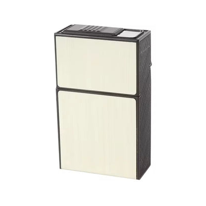 Caja para Cigarrillos y Encendedor/ Dorado IM30