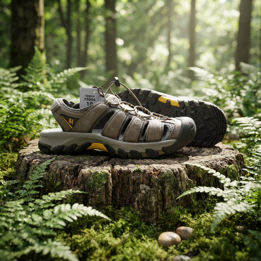 Sandalias Outdoor para Caballero - FM18 Gris/Amarillo